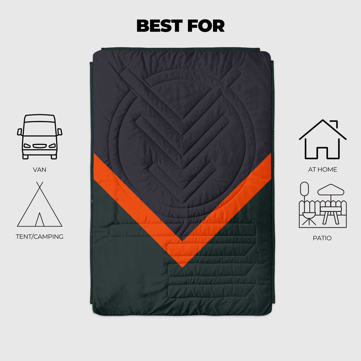 VOITED CloudTouch® Indoor/Outdoor Camping Blanket - Cabin Blankets VOITED 