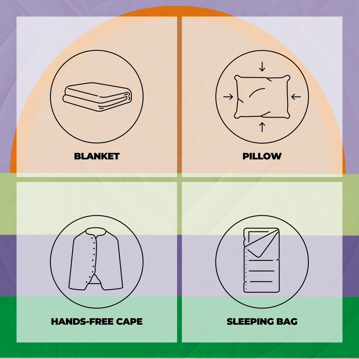 VOITED CloudTouch® Indoor/Outdoor Camping Blanket - Easy Sundaze Blankets VOITED 