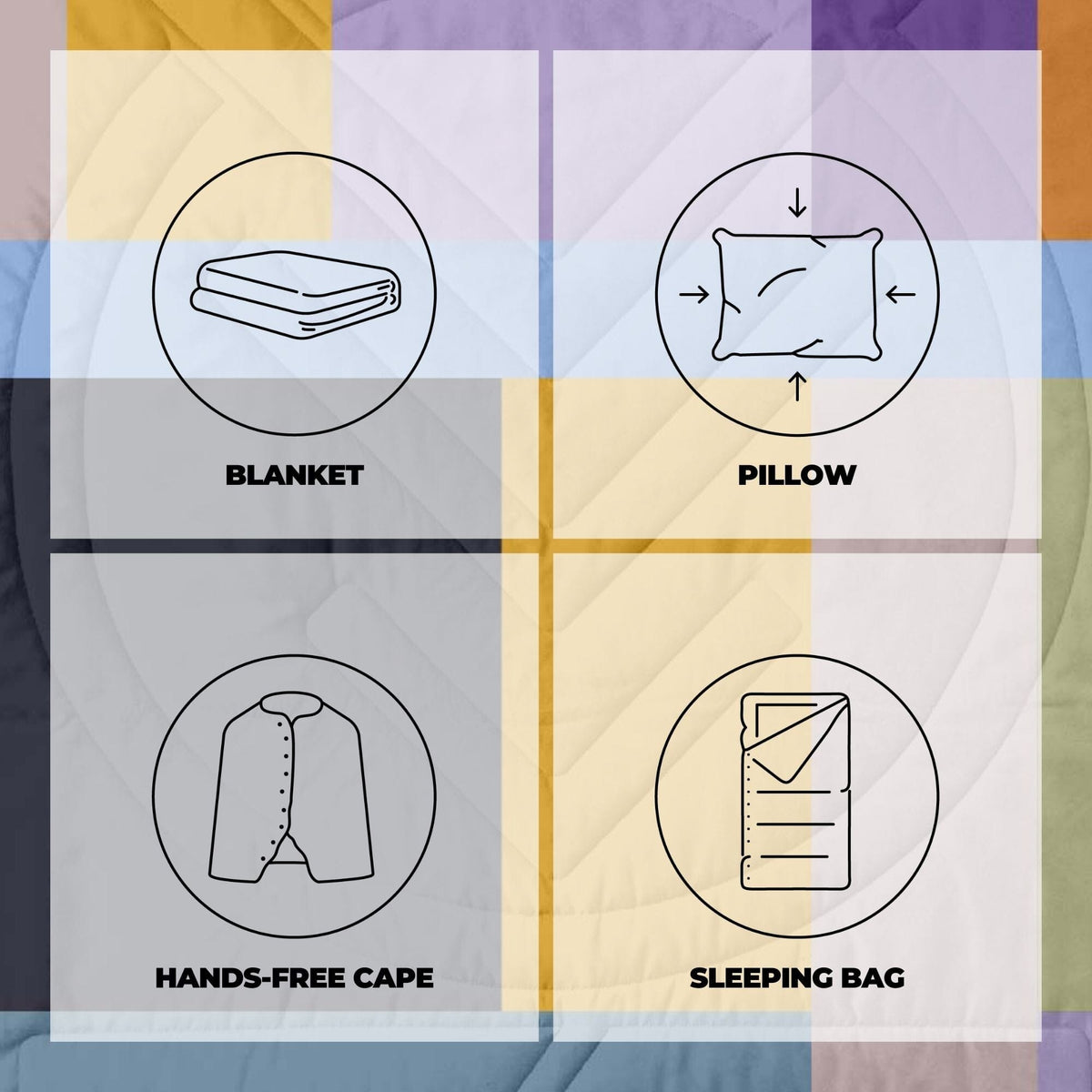 VOITED CloudTouch® Indoor/Outdoor Camping Blanket - Fleek Blankets VOITED 