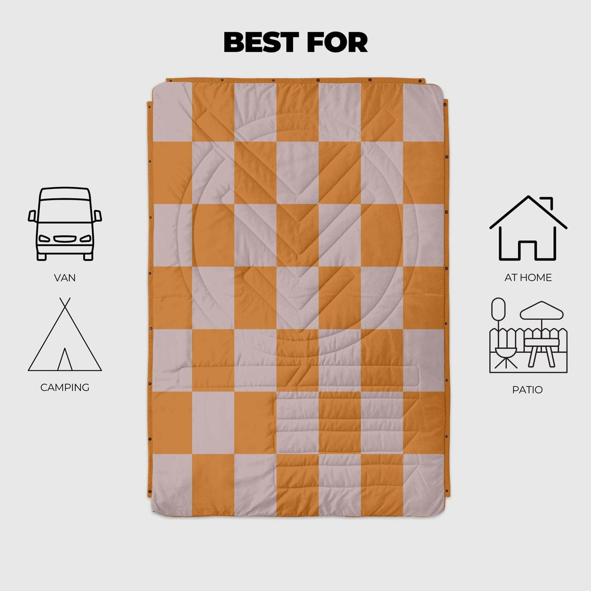 VOITED CloudTouch® Indoor/Outdoor Camping Blanket - Suns Out Blankets VOITED 