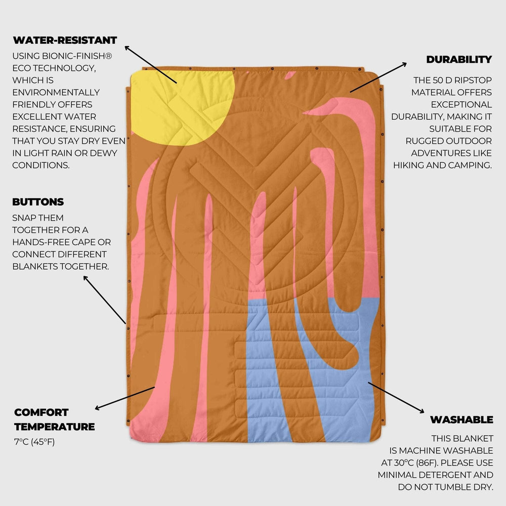 
Couverture de camping VOITED CloudTouch® intérieur/extérieur - Take Me South
