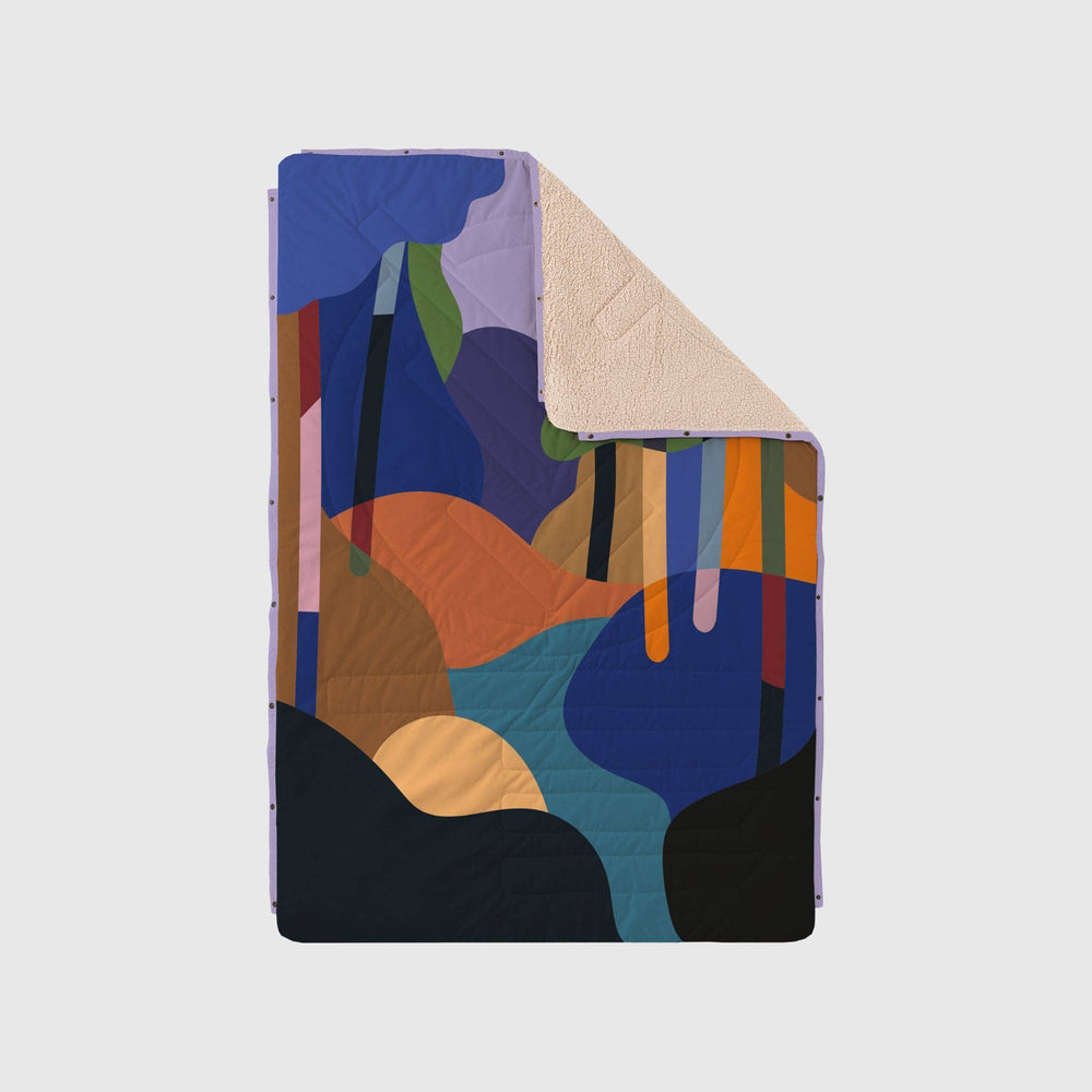 
Couverture de camping VOITED CloudTouch® intérieur/extérieur - Bubbly Forest
