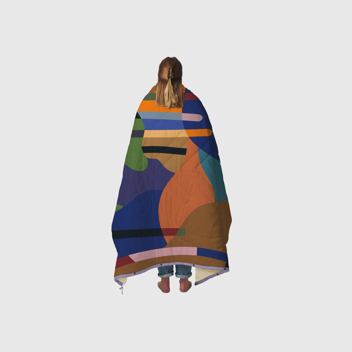 VOITED CloudTouch® Indoor/Outdoor Camping Blanket - Bubbly Forest Blankets VOITED 