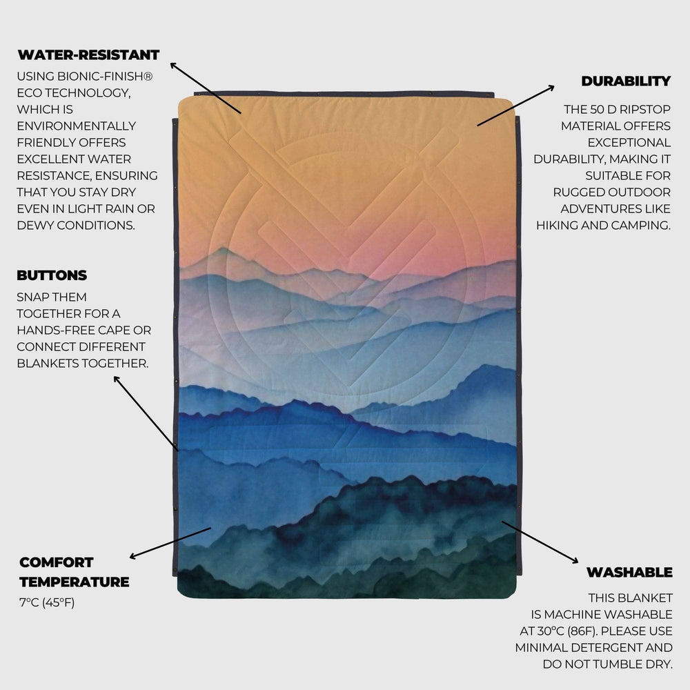 VOITED CloudTouch® Indoor/Outdoor Camping Blanket - Nomadsland