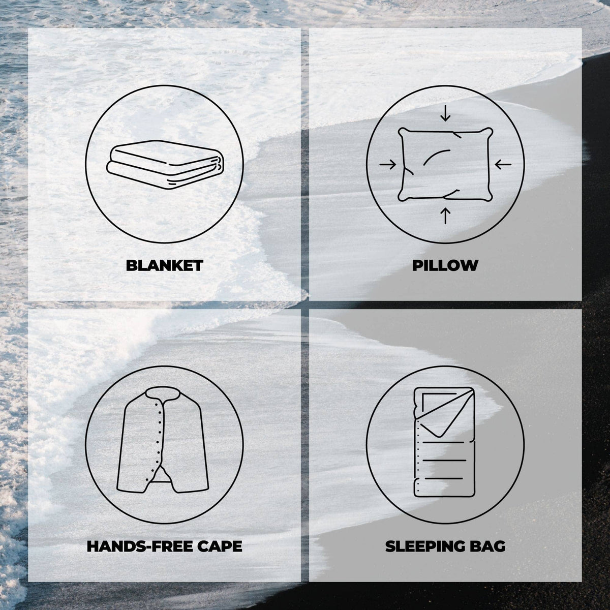 VOITED Fleece Outdoor Camping Blanket - Otherwild Blankets VOITED 