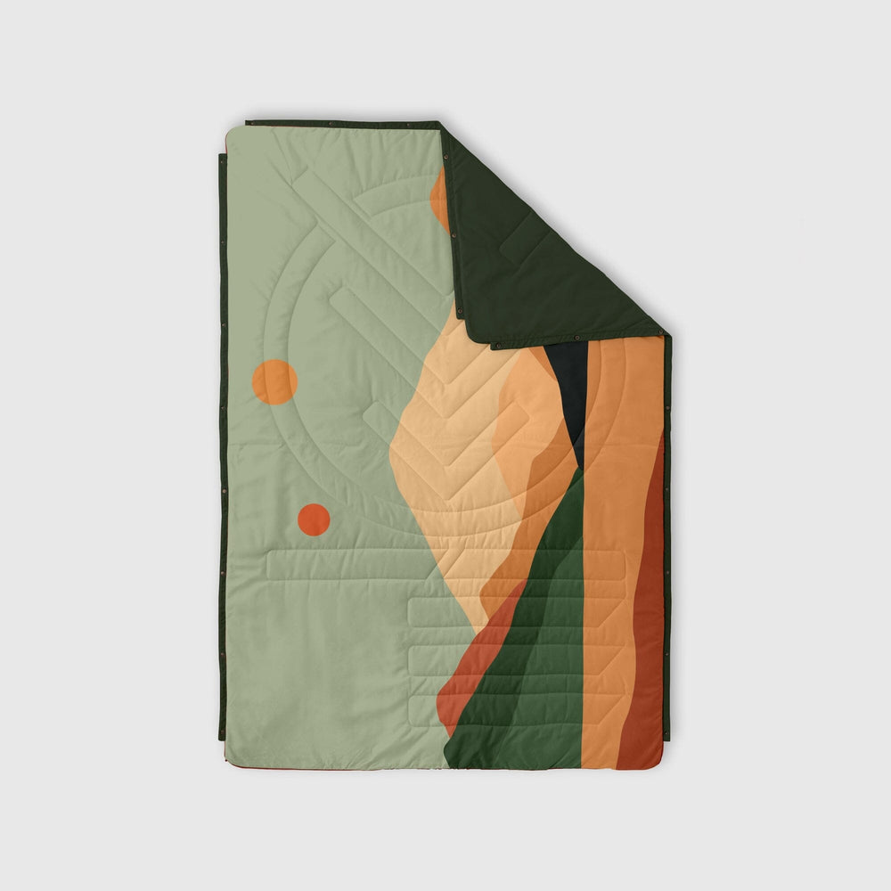 
VOITED Couverture de camping extérieure en Ripstop recyclé - Jasper / Vert arbre
