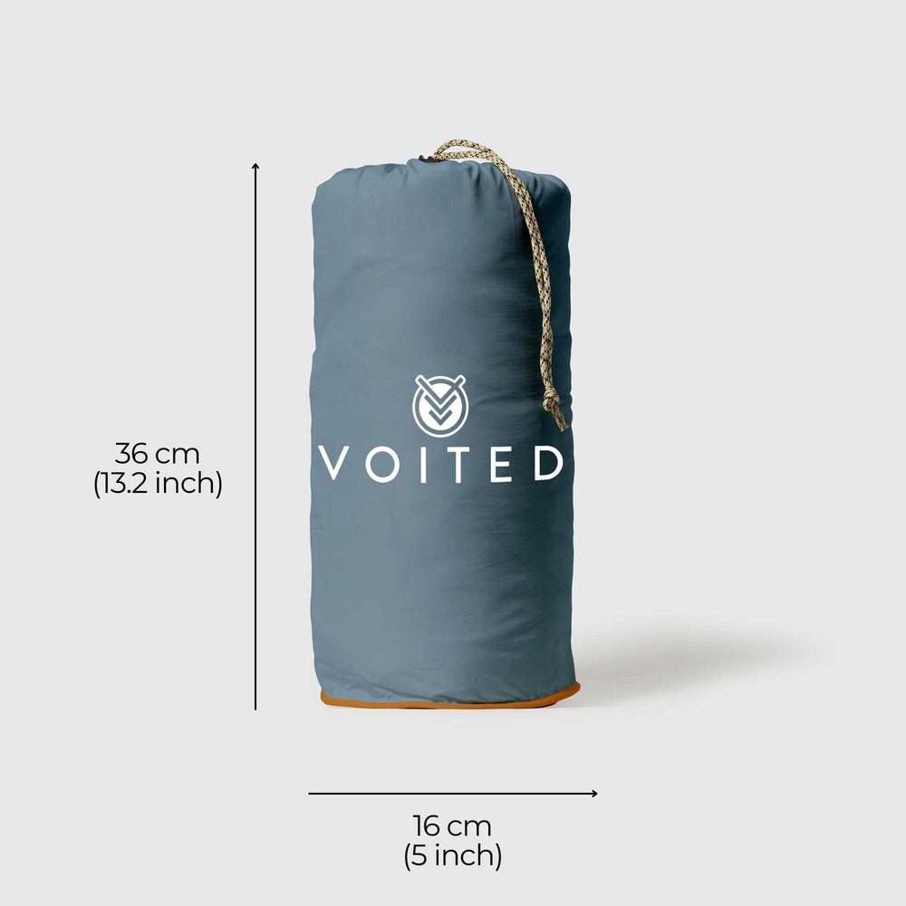 
VOITED Couverture de camping extérieure en Ripstop recyclé - Mountain Spring/Sundial
