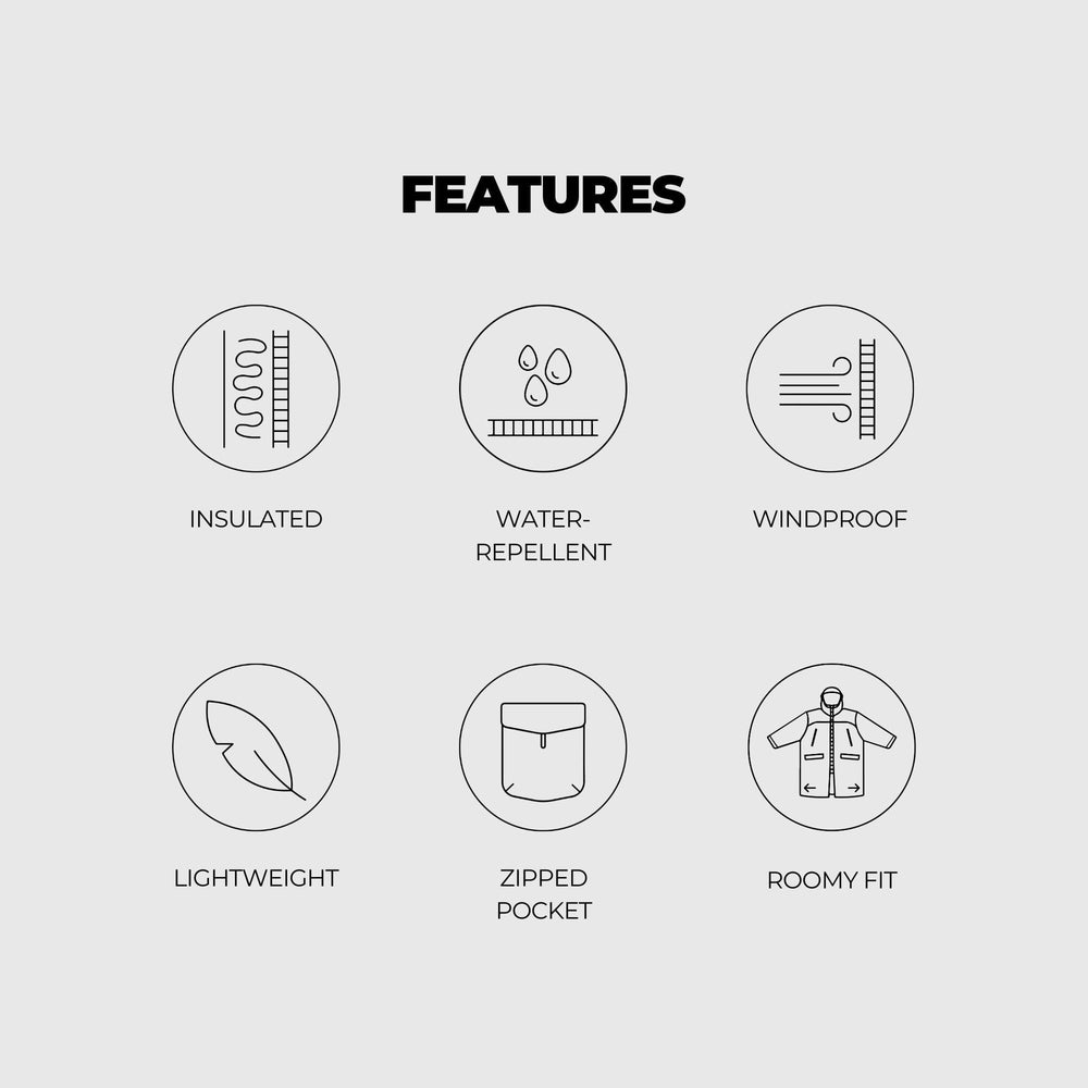 VOITED 3rd Edition Outdoor Changing Robe & Drycoat for Surfing, Camping, Vanlife & Wild Swimming - Ocean Navy/Olive