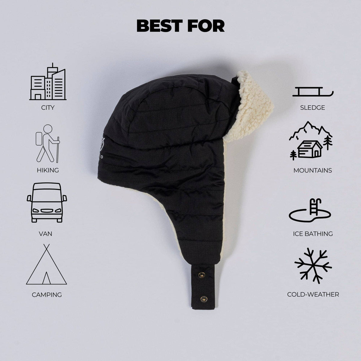 VOITED Hat In The Clouds - Black Accessories VOITED 