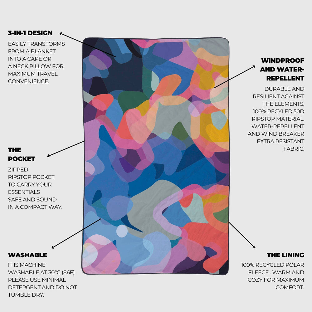 VOITED NeckPack™ Travel PillowBlanket™ - Beyond Real Blankets VOITED 