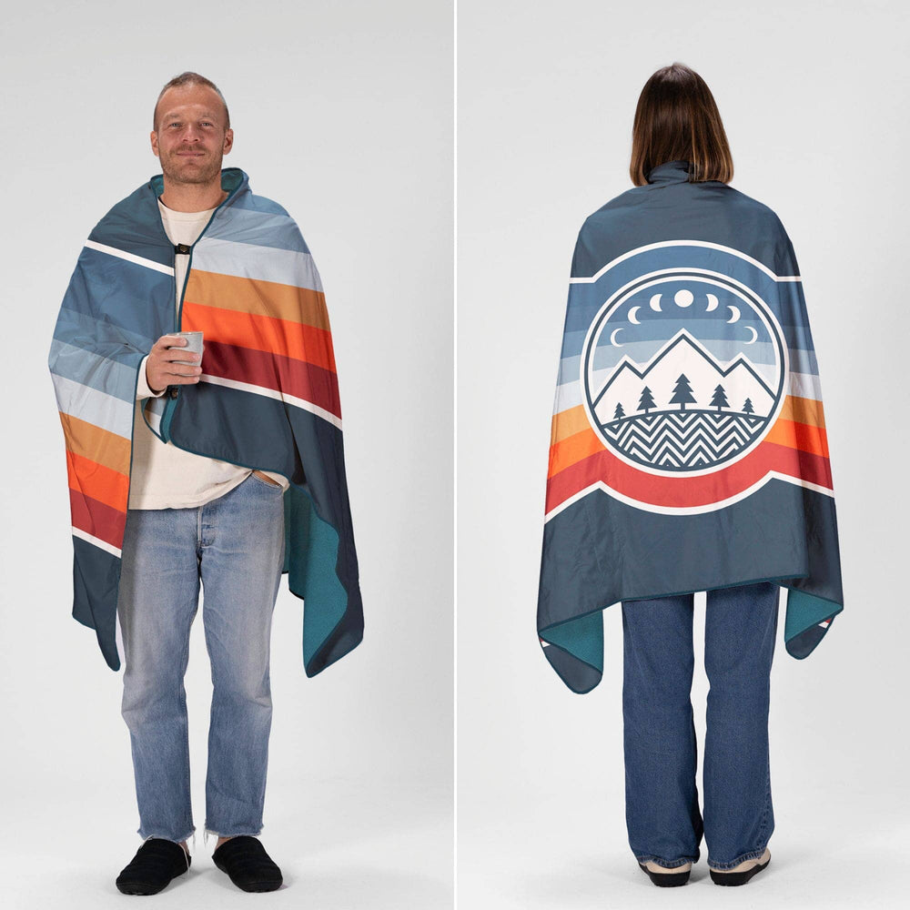 VOITED NeckPack™ Travel PillowBlanket™ - Camp Vibes Two Blankets VOITED 