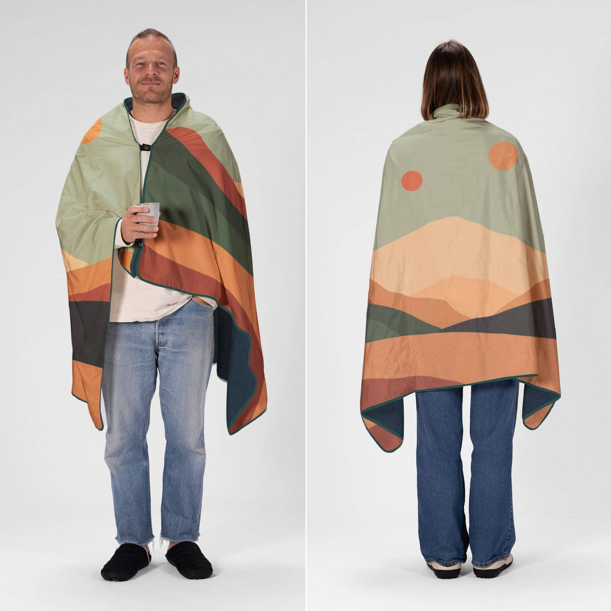 VOITED NeckPack™ Travel PillowBlanket™ - Jasper Blankets VOITED 