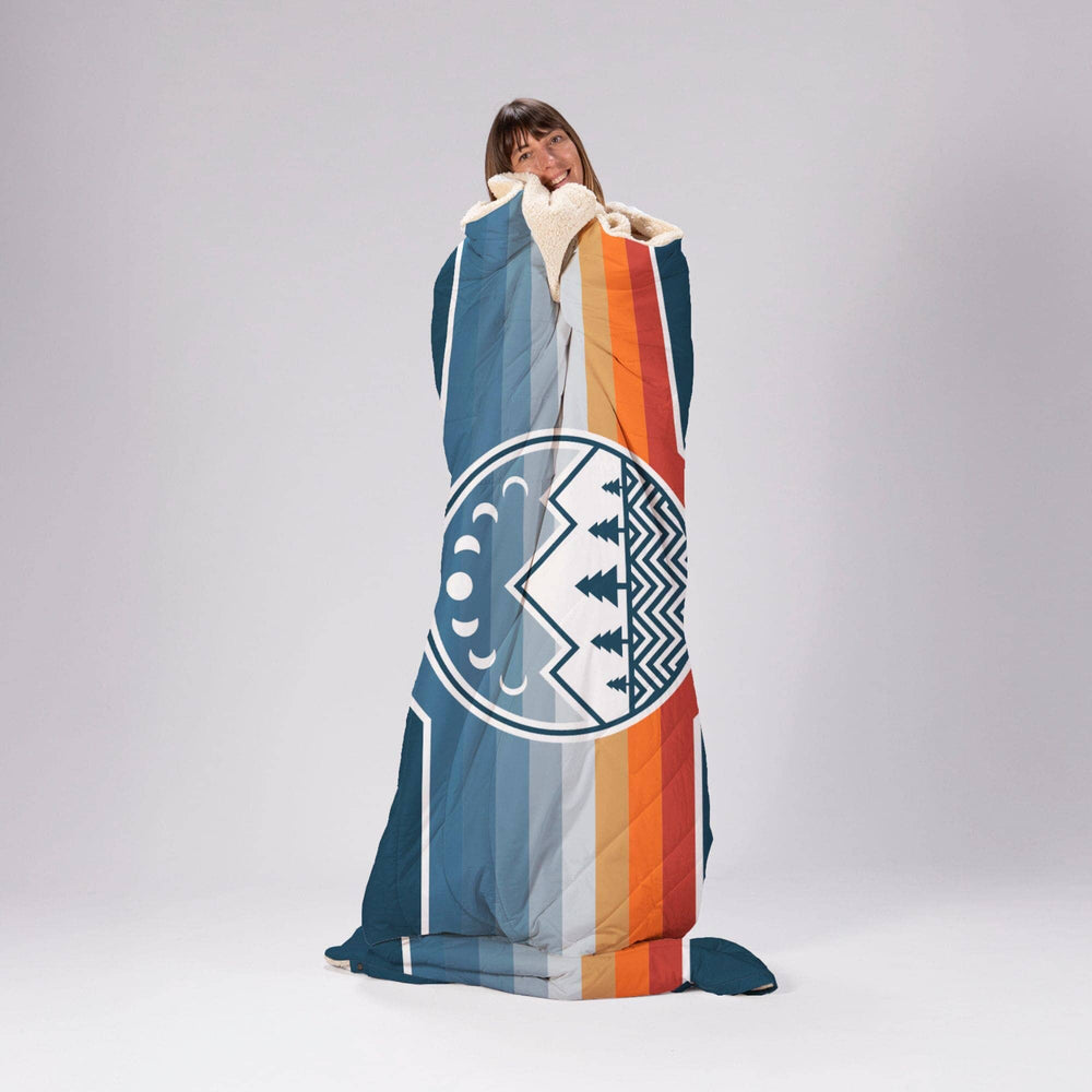 
VOITED Couverture de camping Queen CloudTouch® intérieur/extérieur - Camp Vibes Two
