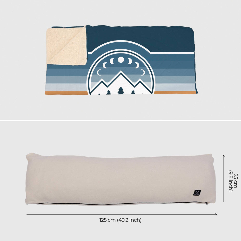 
VOITED Couverture de camping Queen CloudTouch® intérieur/extérieur - Camp Vibes Two
