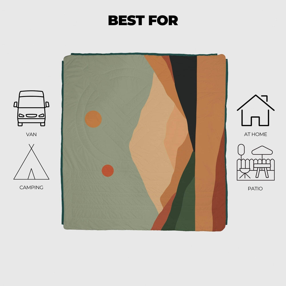 
VOITED Couverture de camping Queen CloudTouch® intérieur/extérieur - Jasper
