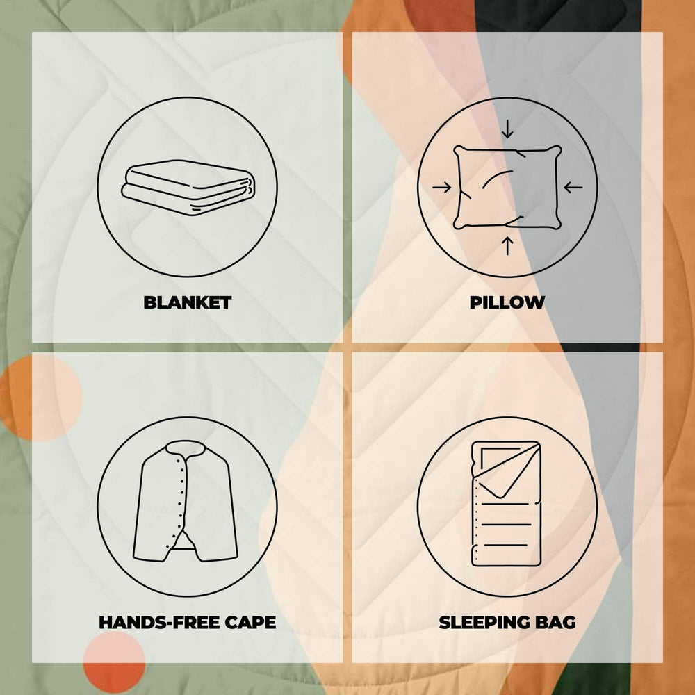 
VOITED Couverture de camping Queen CloudTouch® intérieur/extérieur - Jasper
