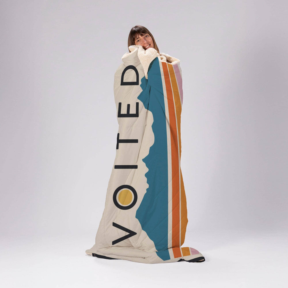 
Couverture de camping VOITED Queen CloudTouch® intérieure/extérieure - Snowy Peak
