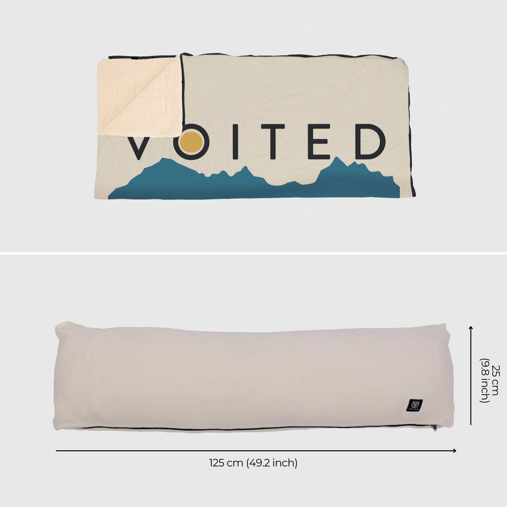 
Couverture de camping VOITED Queen CloudTouch® intérieure/extérieure - Snowy Peak

