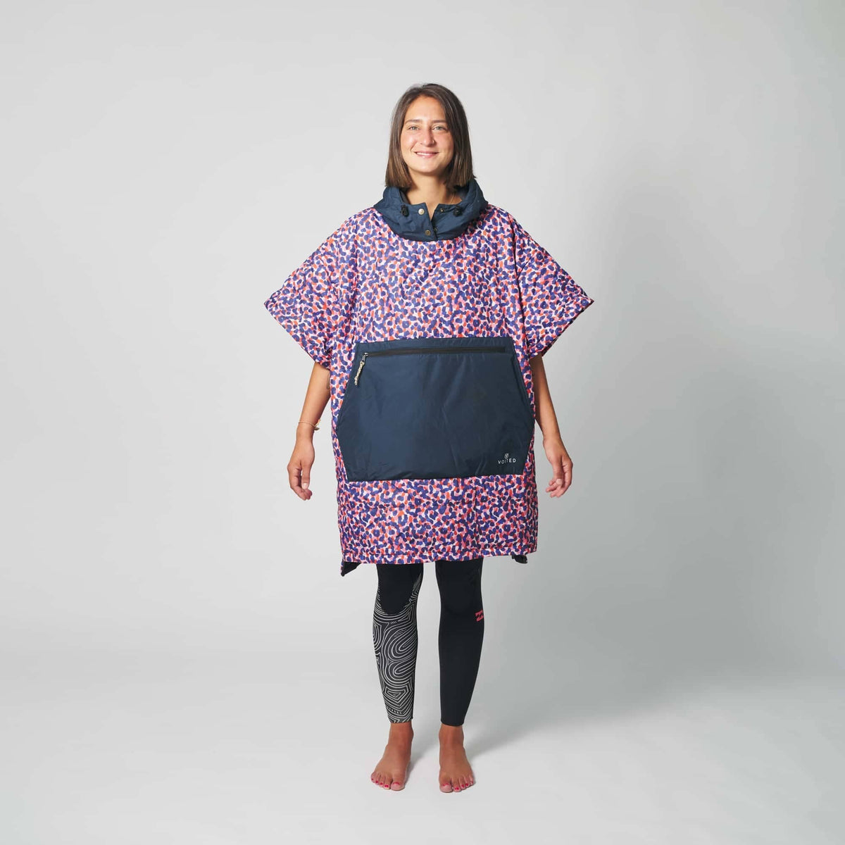 VOITED Outdoor Poncho for Surfing, Camping, Vanlife & Wild Swimming - Confetti