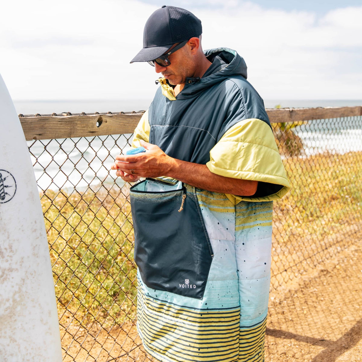 VOITED Outdoor Poncho for Surfing, Camping, Vanlife & Wild Swimming - Woodspray